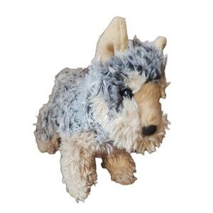 Douglas Cuddle Toys Yonkers Yorkie Dog 8" Plush Stuffed Animal Realistic #4087